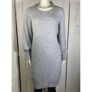 Vero Moda Flirty Bodycon Sweaterdress Women Medium Gray Soft Stretch EUC